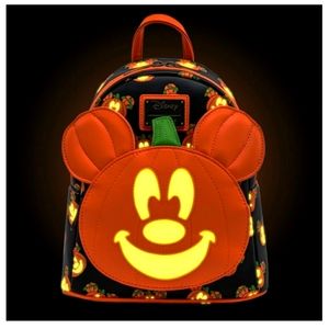 Loungefly Disney Mickey-O-Lantern Mini Backpack